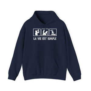 La Vie Est Simple Sweat Capuche