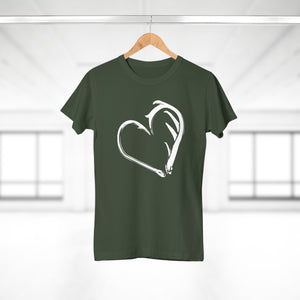 Love Chasse Pêche T-Shirt Femme