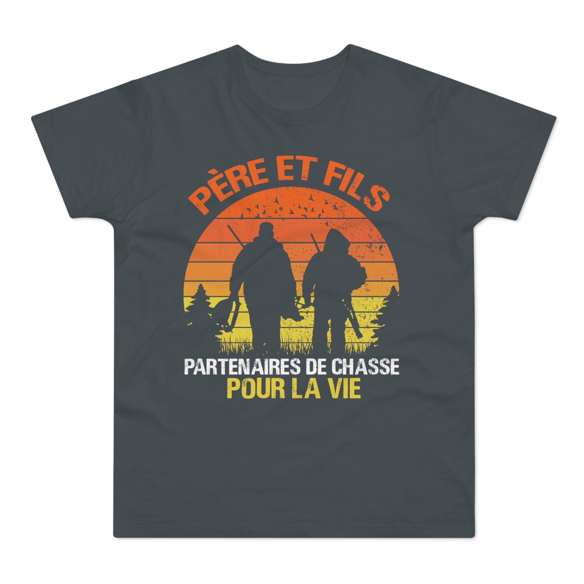 Père Fils Partenaires De Chasse Sunset T-Shirt