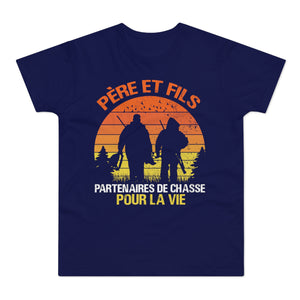 Père Fils Partenaires De Chasse Sunset T-Shirt