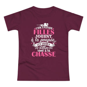 Vraies Filles Chasse T-Shirt Femme