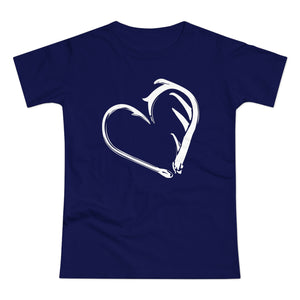 Love Chasse Pêche T-Shirt Femme