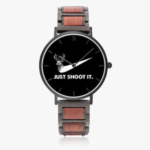 Just Shoot It ChronoBois Montre en Bois