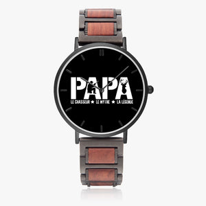 Papa Chasseur ChronoBois Montre en Bois