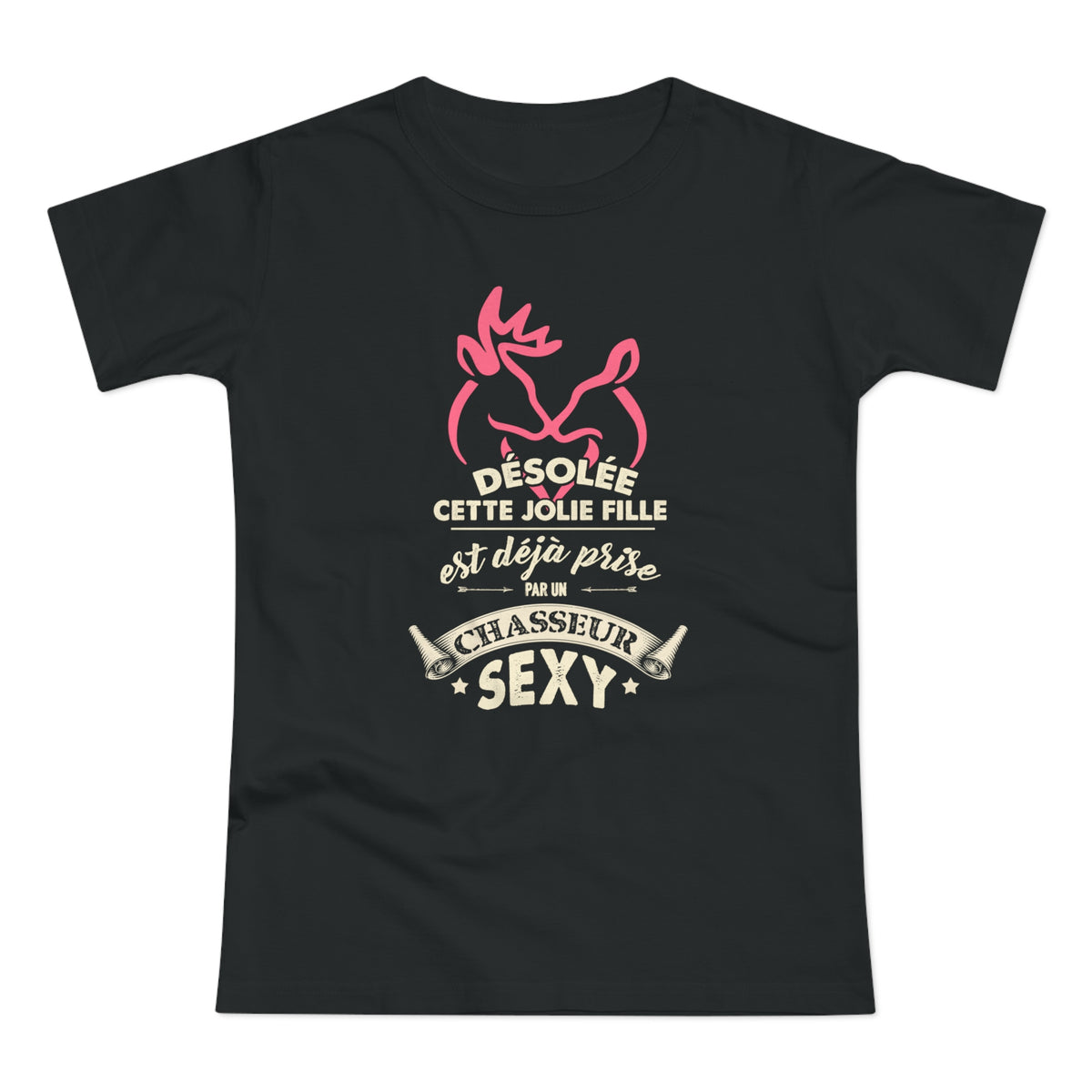 Prise Par Chasseur Sexy T-Shirt Femme