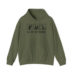 La Vie Est Simple Sweat Capuche