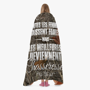 Meilleures Deviennent Chasseresses Couverture / Plaid À Capuche