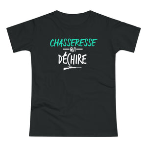 Chasseresse Qui Déchire T-Shirt Femme