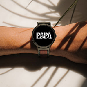 Papa Chasseur ChronoBois Montre en Bois