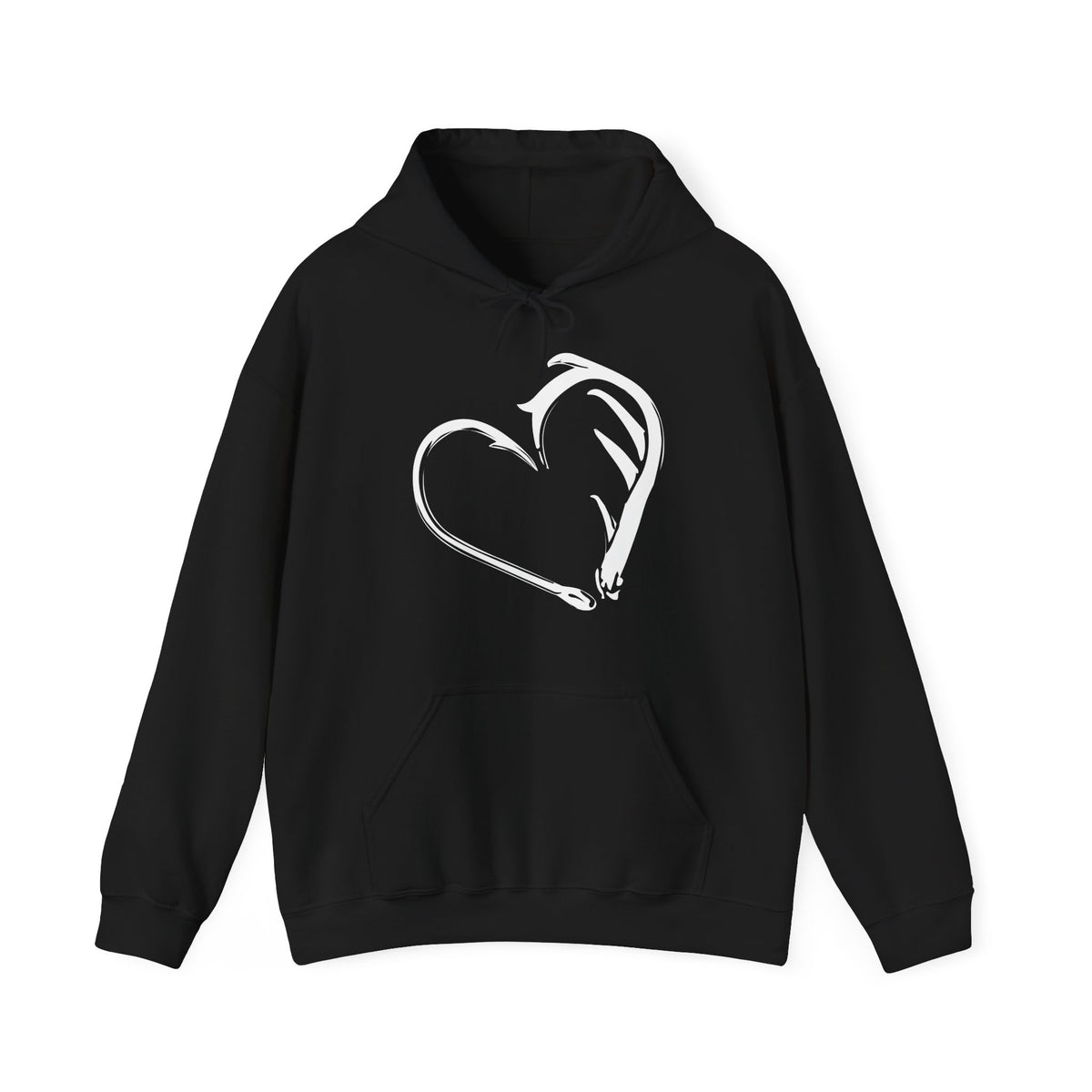 Love Chasse Pêche Sweat Capuche