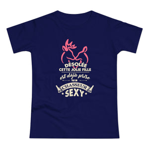 Prise Par Chasseur Sexy T-Shirt Femme