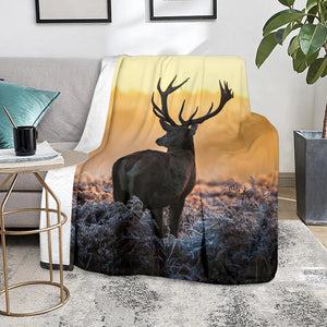 Cerf Magnifique Couverture Plaid Premium