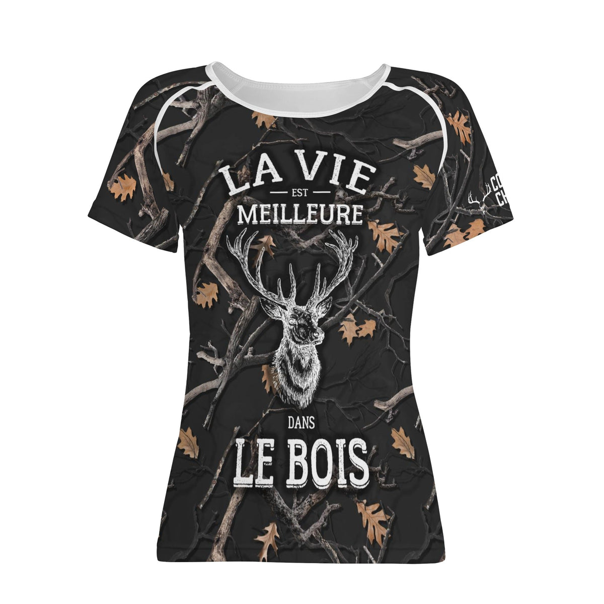 La Vie Est Meilleure Dans Le Bois T-shirt Femme 3D