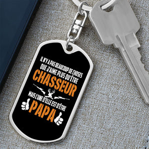 PAPA CHASSEUR Porte-Clés