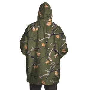 Sweat À Capuche Geant Douillet Camo Kaki