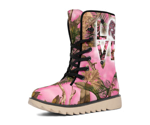 Love Buck Doe Pink Camo Bottes