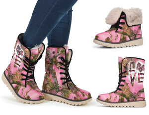 Love Buck Doe Pink Camo Bottes