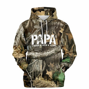 Papa Chasseur Camo Sweat À Capuche 3D