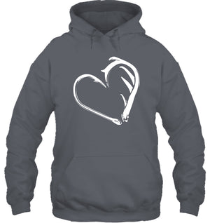 Love Chasse Pêche Sweat Capuche