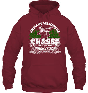 Un Mauvais Jour Chasse Sweat Capuche