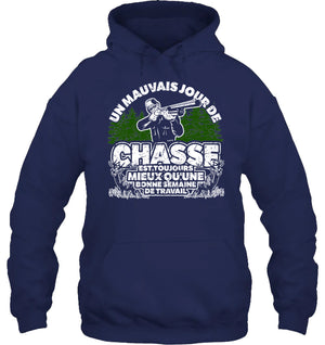 Un Mauvais Jour Chasse Sweat Capuche