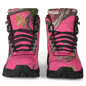 Bottes Mi-Haute Camo Rose