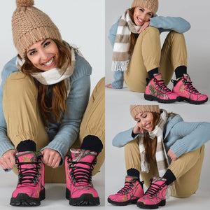 Bottes Mi-Haute Camo Rose