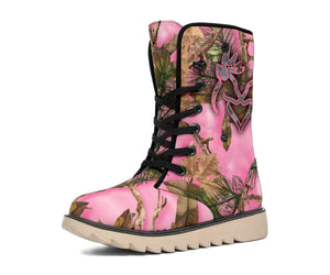 Buck Doe Camo Rose Bottes Polaires Femme