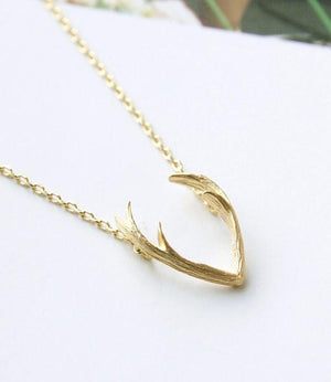 COLLIER PANACHE PLAQUÉ OR/ARGENT