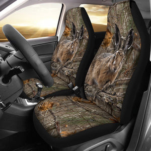Lièvre Camo Housses de Siege D'auto (x2)