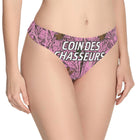 Thong Rose Camo Coin Des Chasseurs